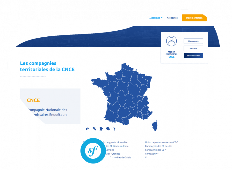 Compagnie Nationale des Commissaires Enquêteurs Un multisite pour la CNCE et ses compagnies territoriales