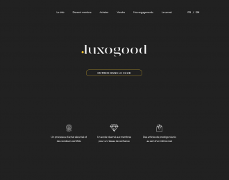 Luxogood : Une marketplace spécialisée dans les produits d'exception