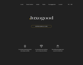 Luxogood : Une marketplace spécialisée dans les produits d'exception