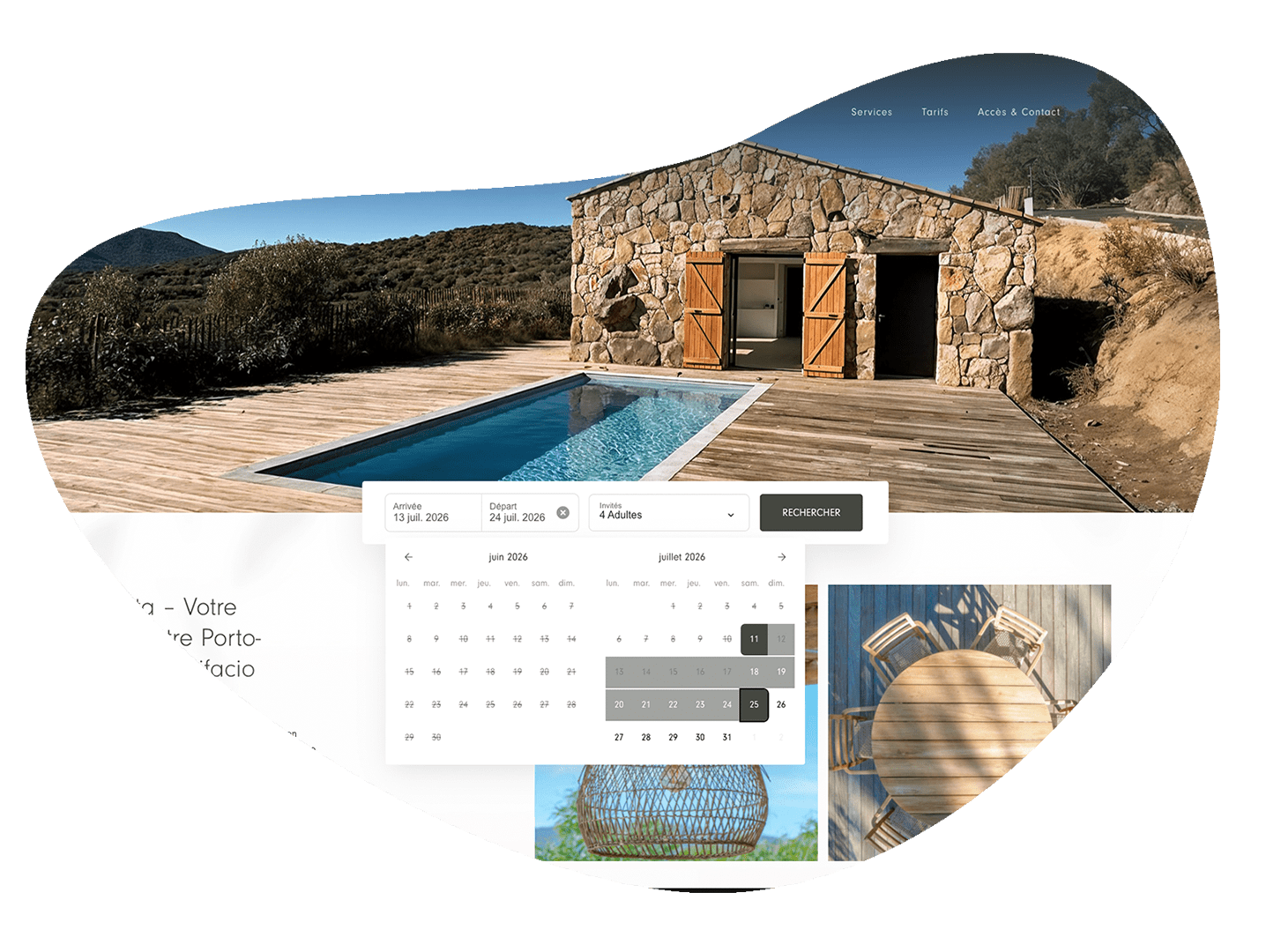 Bella Sotta Un site web sur-mesure et référencé pour révéler le caractère d’une bergerie corse