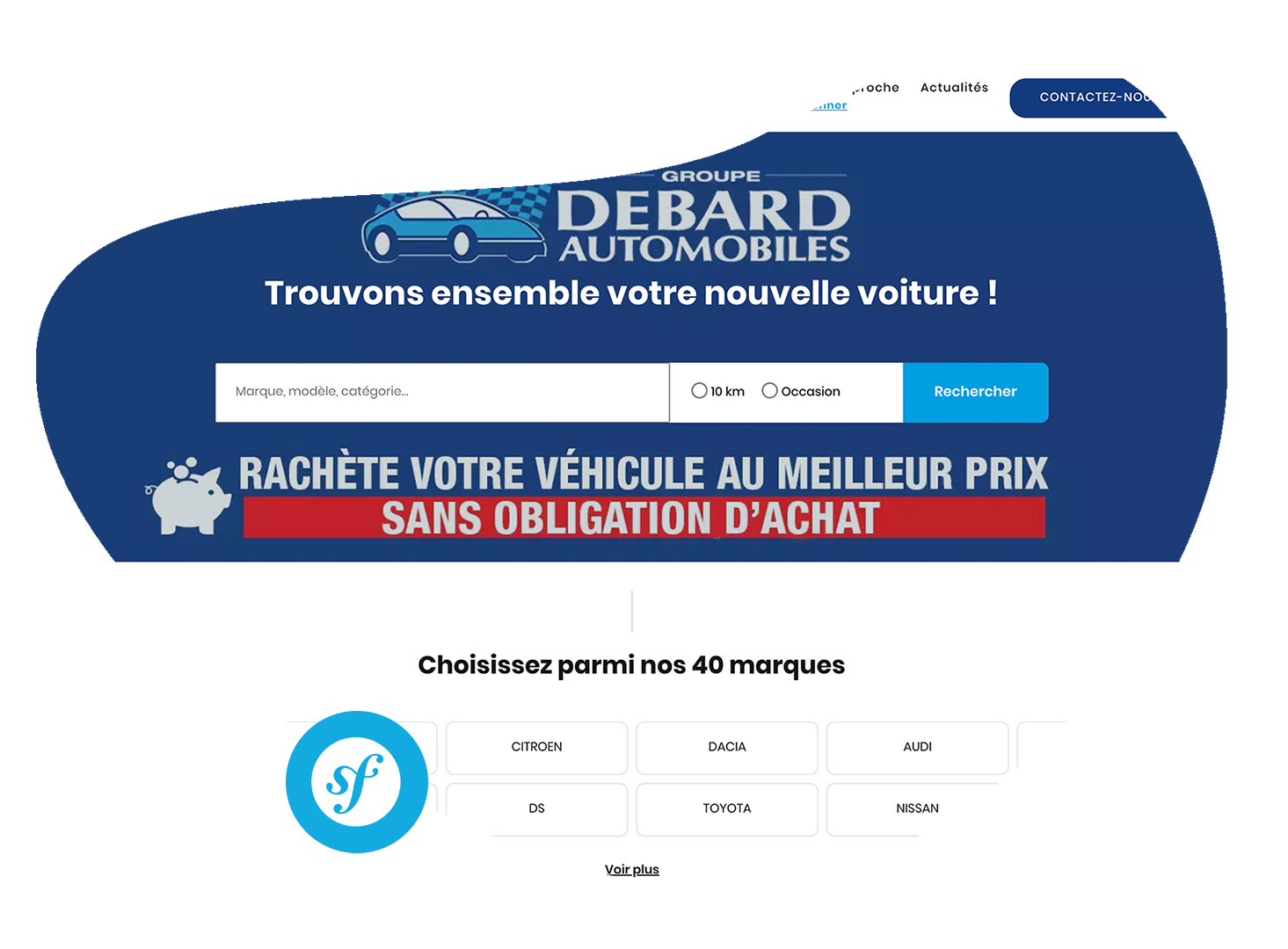 Debard Automobiles Site de vente en ligne sur-mesure pour le groupe Debard Automobiles.