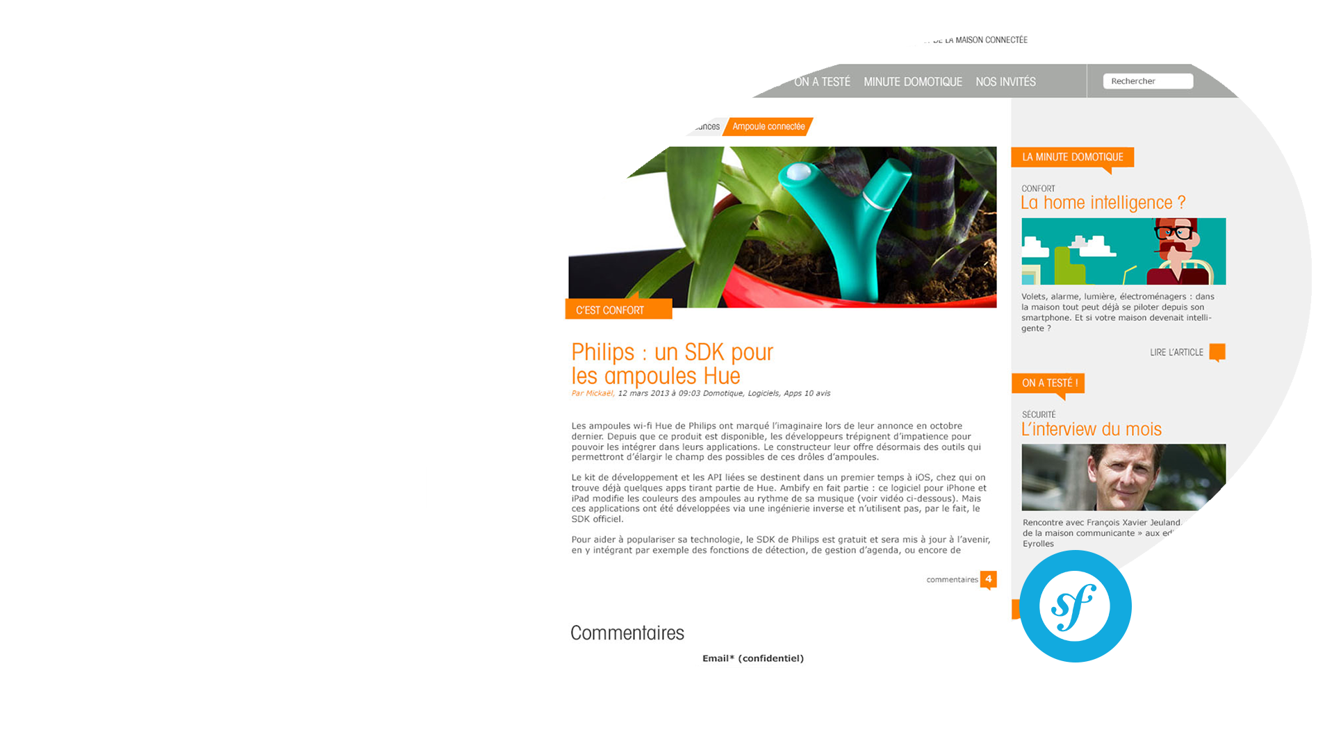 Somfy Conception et réalisation d'un magazine en ligne "Home intelligence and you" pour Somfy