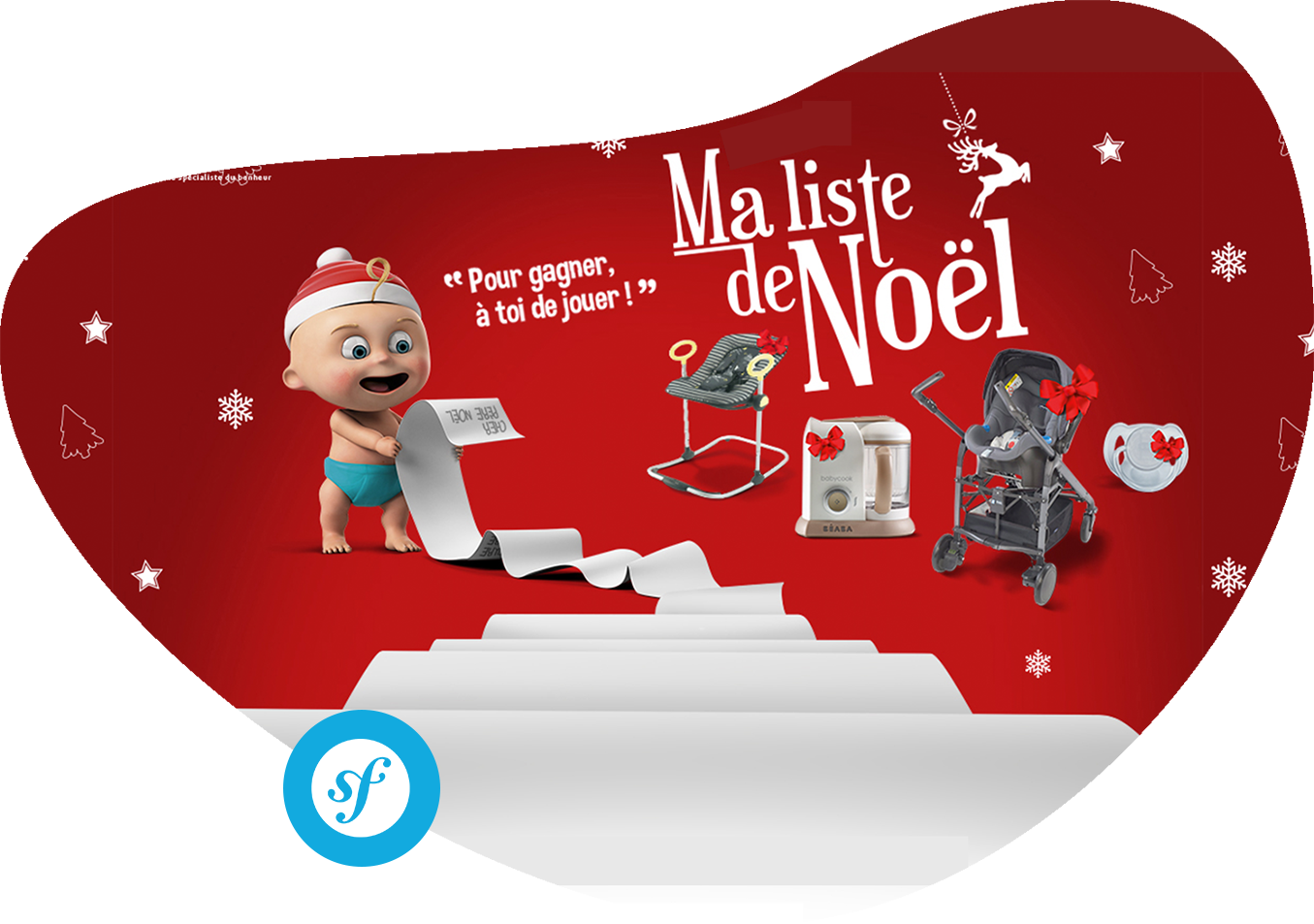 Bébé9 Création d'un Serious game e-marketing de Noël Bébé9